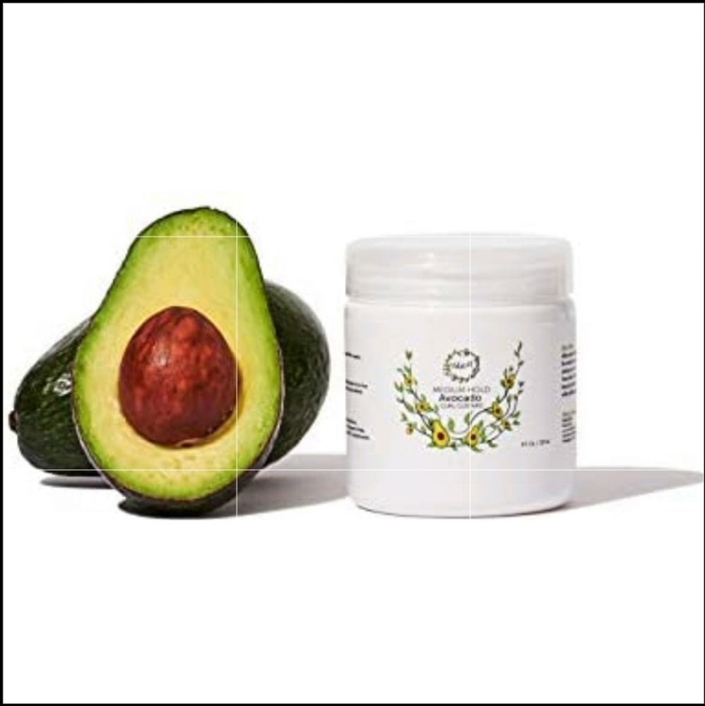 NaturAll Avocado Curl Custard | Dry, Curly, Coily, or Frizzy Hair | 8 oz